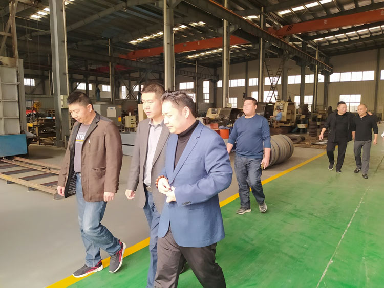 行业龙头上海达克罗涂复工业有限公司张祝富总经理莅临我公司视察指导工作