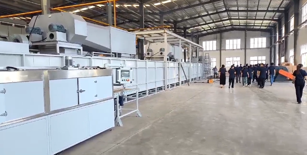 汽车刹车盘自动喷涂生产线顺利安装