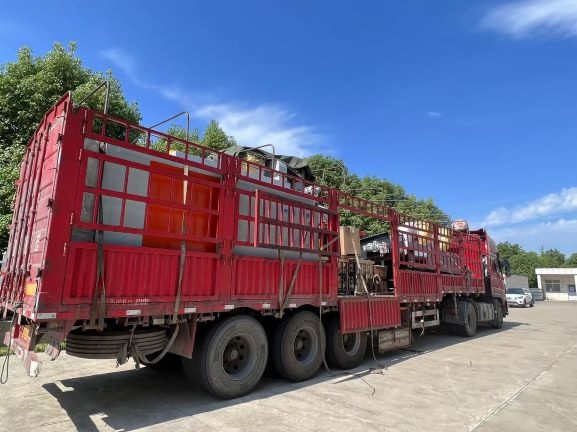 世晟全自动达克罗涂覆生产线装车发货